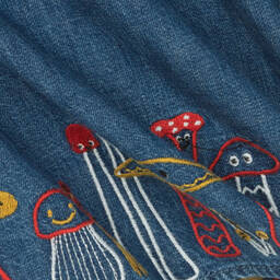 Stella McCartney Kids-Baby Girls Blue Denim Dress | Childrensalon Outlet