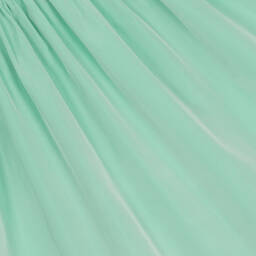 Stella McCartney Kids-Baby Girls Green Frilled Taffeta Dress | Childrensalon Outlet