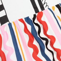 Stella McCartney Kids-Белое платье с зебрами для малышек | Childrensalon Outlet