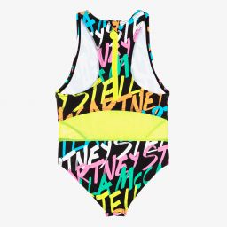 Stella McCartney Kids-Черный купальник (UPF50+) | Childrensalon Outlet