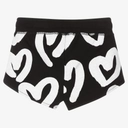 Stella McCartney Kids-Черные шорты из органического хлопка | Childrensalon Outlet