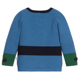 Stella McCartney Kids-Blue Cotton Pirate Sweater | Childrensalon Outlet