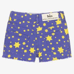 Stella McCartney Kids-Blue Get Back Denim Shorts | Childrensalon Outlet