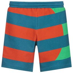 Stella McCartney Kids-Шорты в синюю и зеленую полоску | Childrensalon Outlet