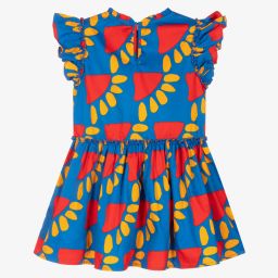 Stella McCartney Kids-Синее платье из органического хлопка | Childrensalon Outlet