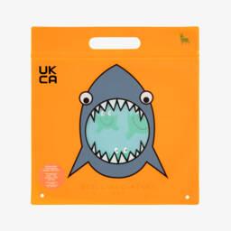 Stella McCartney Kids-طقم سباحة للأولاد بلون أكوا بنقشة الضفدع | Childrensalon Outlet