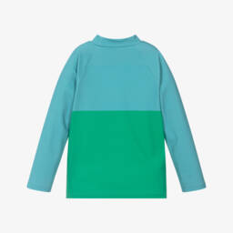 Stella McCartney Kids-Boys Aqua Frog Sun-Protective Top | Childrensalon Outlet