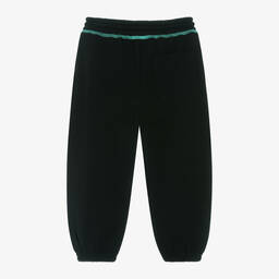Stella McCartney Kids-Boys Black Cotton Joggers | Childrensalon Outlet