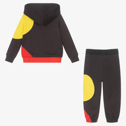 Stella McCartney Kids-Черный спортивный костюм из хлопка | Childrensalon Outlet