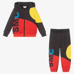 Stella McCartney Kids-Черный спортивный костюм из хлопка | Childrensalon Outlet