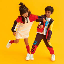 Stella McCartney Kids-Черный спортивный костюм из хлопка | Childrensalon Outlet