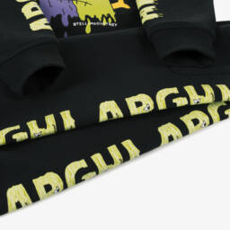 Stella McCartney Kids-Boys Black Monster Print Tracksuit | Childrensalon Outlet