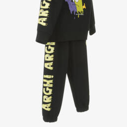 Stella McCartney Kids-Boys Black Monster Print Tracksuit | Childrensalon Outlet