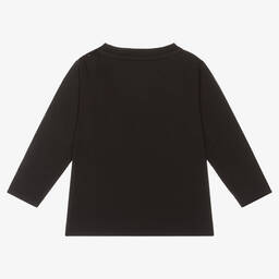 Stella McCartney Kids-توب أطفال ولادي قطن عضوي لون أسود | Childrensalon Outlet