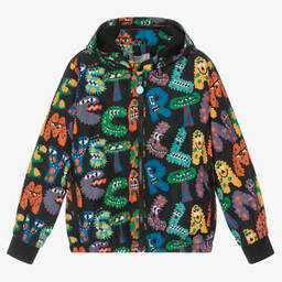 Stella McCartney Kids-Черная куртка из переработанного материала на молнии | Childrensalon Outlet