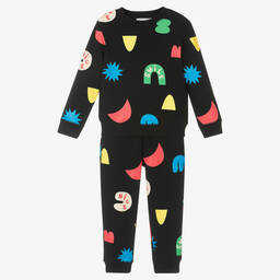 Stella McCartney Kids-Boys Black Shapes Tracksuit | Childrensalon Outlet