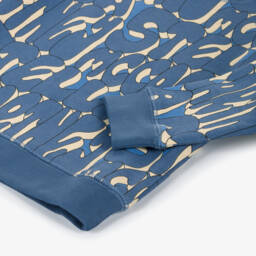 Stella McCartney Kids-Boys Blue Cotton Logo Tracksuit | Childrensalon Outlet