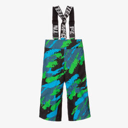 Stella McCartney Kids-Сине-зеленые лыжные штаны | Childrensalon Outlet
