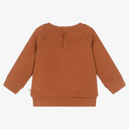 Stella McCartney Kids-Boys Brown Bear Sweatshirt | Childrensalon Outlet