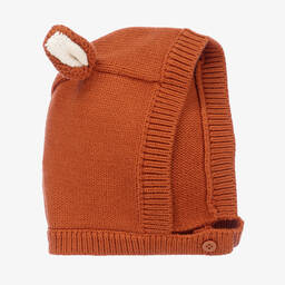 Stella McCartney Kids-Boys Brown Hat & Booties Set | Childrensalon Outlet