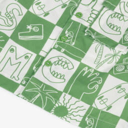 Stella McCartney Kids-Классическая клетчатая хлопковая рубашка для мальчиков | Childrensalon Outlet