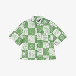 Stella McCartney Kids-Классическая клетчатая хлопковая рубашка для мальчиков | Childrensalon Outlet