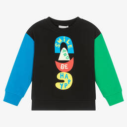 Stella McCartney Kids-Boys Colourblock Sweatshirt | Childrensalon Outlet