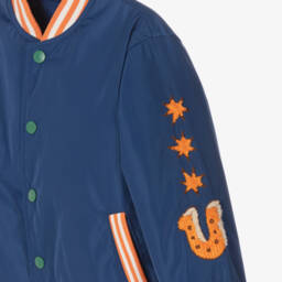 Stella McCartney Kids-Boys Cosmic Blue Short Jacket | Childrensalon Outlet