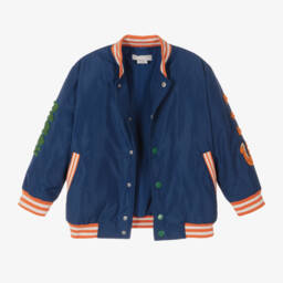 Stella McCartney Kids-Boys Cosmic Blue Short Jacket | Childrensalon Outlet