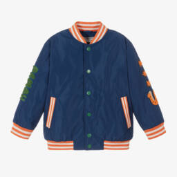 Stella McCartney Kids-Boys Cosmic Blue Short Jacket | Childrensalon Outlet