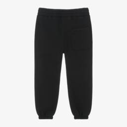 Stella McCartney Kids-Boys Cotton Joggers with SMC Embroidery | Childrensalon Outlet