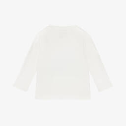 Stella McCartney Kids-Boys Cream Horse Graphic Top | Childrensalon Outlet