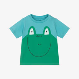 Stella McCartney Kids-Футболка из хлопка для мальчиков с лягушкой приключение | Childrensalon Outlet