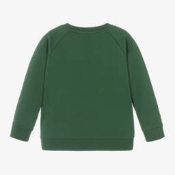 Stella McCartney Kids-Boys Goose Graphic Green Sweatshirt | Childrensalon Outlet