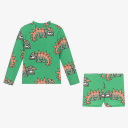 Stella McCartney Kids-Boys Green Gecko Swim Set | Childrensalon Outlet