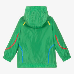 Stella McCartney Kids-Зеленая ветровка для мальчиков | Childrensalon Outlet