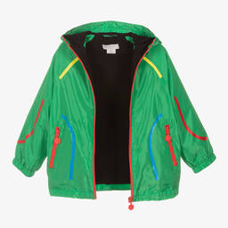 Stella McCartney Kids-Зеленая ветровка для мальчиков | Childrensalon Outlet