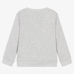 Stella McCartney Kids-Boys Grey Cotton Funfair Print Sweatshirt | Childrensalon Outlet