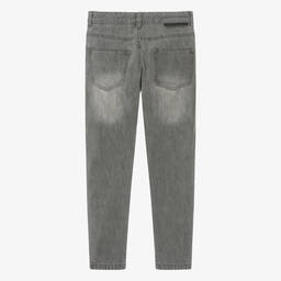 Stella McCartney Kids-Boys Grey Shark Denim Jeans | Childrensalon Outlet