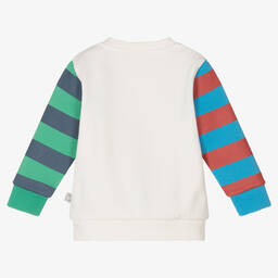Stella McCartney Kids-Boys Ivory Cotton Penguin Sweatshirt | Childrensalon Outlet