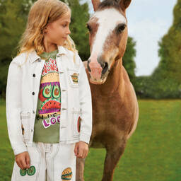 Stella McCartney Kids-Кремовые шорты из хлопкового твила для мальчиков | Childrensalon Outlet