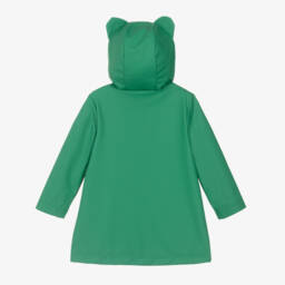 Stella McCartney Kids-معطف مطري للأولاد بتصميم ضفدع وأوراق | Childrensalon Outlet