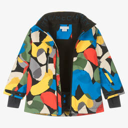 Stella McCartney Kids-جاكيت تزلج مقاوم للماء بألوان متعددة للأولاد | Childrensalon Outlet