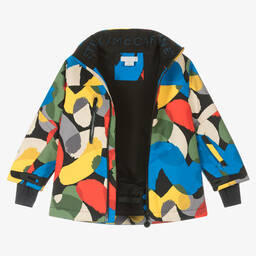 Stella McCartney Kids-جاكيت تزلج مقاوم للماء بألوان متعددة للأولاد | Childrensalon Outlet
