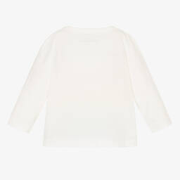 Stella McCartney Kids-Boys Off-White Cotton Top | Childrensalon Outlet