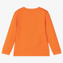 Stella McCartney Kids-Оранжевый свитшот для мальчиков | Childrensalon Outlet