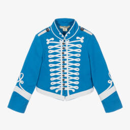 Stella McCartney Kids-Boys Organic Cotton Military Coat | Childrensalon Outlet