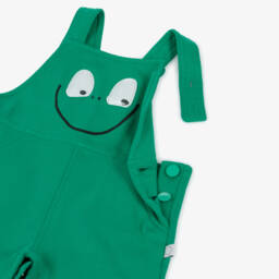 Stella McCartney Kids-Boys Organic Green Frog Overalls | Childrensalon Outlet
