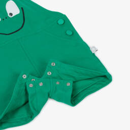 Stella McCartney Kids-Boys Organic Green Frog Overalls | Childrensalon Outlet