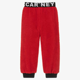 Stella McCartney Kids-جوغرز فليس لون أحمر وأسود للأولاد | Childrensalon Outlet